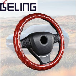 car steering wheel  cover well fit all cars Crystal Wood Grain Leather