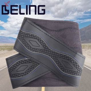 blue cooling steering wheel cover grip