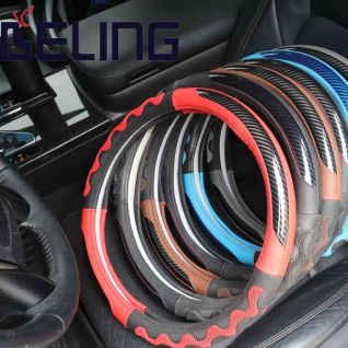 Universal silica gel anti-slip multicolor steering wheel cover