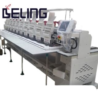 12 heads embroidery machine multi head flat embroidery computer machine