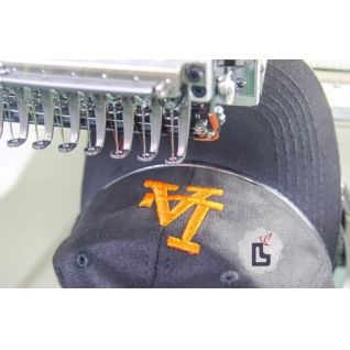Large format 500x1200 flat single head 12 needle clothing cap band and double sequin embroidery machine computerized embroidery machine